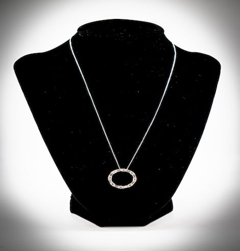 Cathy Eastham Diamond Circle Pendant Necklace